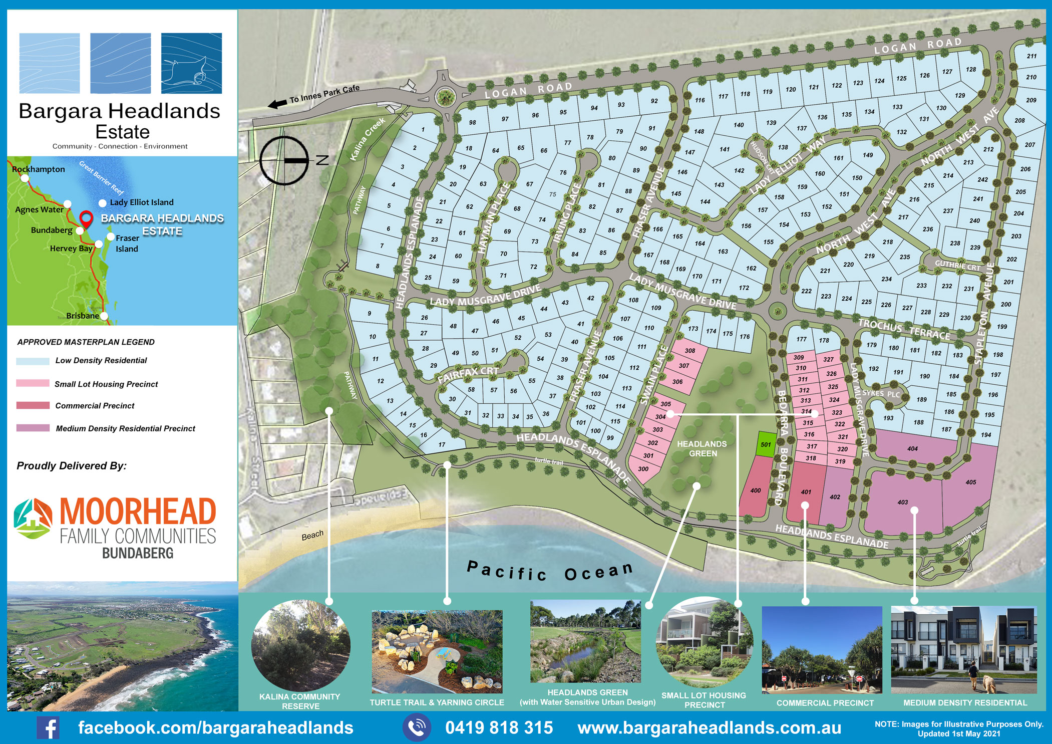 Bargara Headlands Master Plan - 1st May 2021